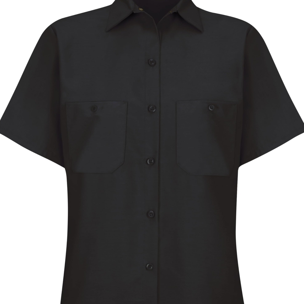 NEW Red Cap Womens Short Sleeve Work Shirt